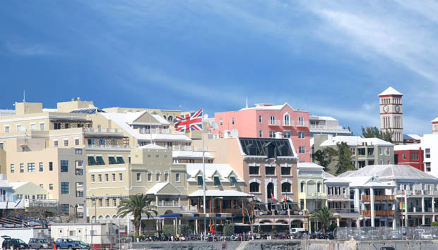 Havnefront i Bermuda